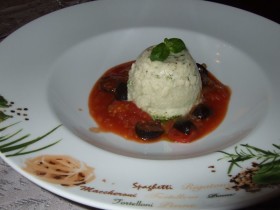 Basilikum Panna Cotta