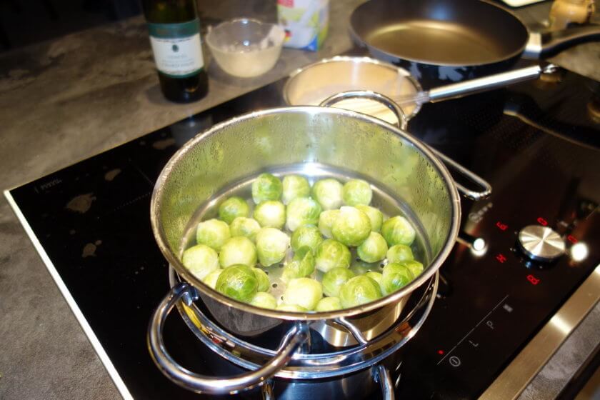 Rosenkohl mit Rosmarinkartoffeln