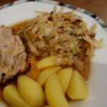 Schweinebraten mit bayerischem Kraut