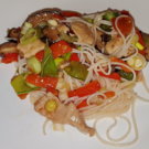 Asiatischer Reisnudelsalat, raffiniert und lecker