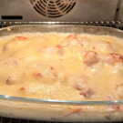 Auflauf im Ofen überbacken