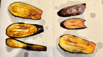 auf Küchenkrepp abtropfen lassen