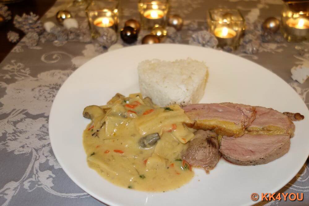 Entenbrust mit Morcheln und Bambus - CUISINE4YOU