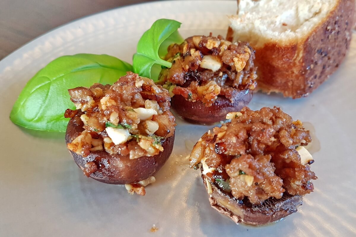 Gefüllte Champignons - Portobello Pilze - CUISINE4YOU