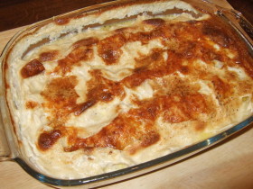 Kartoffelgratin mit Kohlrabi