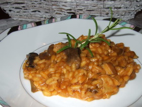 Risotto di Funghi al Pomodoro