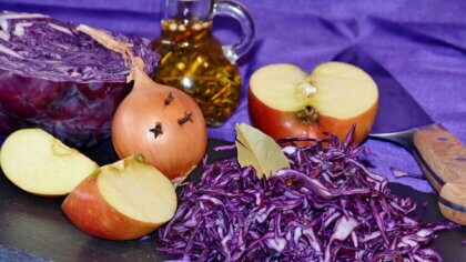 Zutaten Apfelrotkohl