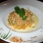 Semmelstoppelpilze / Pfifferlinge in Sahne-Curry-Sauce