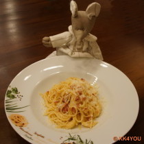 Spaghetti alla Carbonara -guten Appetit