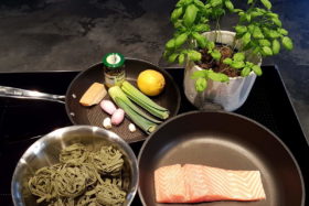 Zutaten Tagliatelle mit Lachs