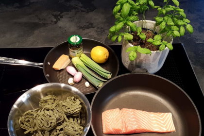 Zutaten Tagliatelle mit Lachs