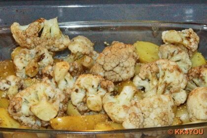 Blumenkohl und Kartoffeln