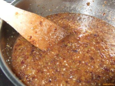 Zwetschgen Marmelade -Kochvorgang